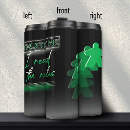 Termo Neon Vaporwave Meeple Green Board Game Geek