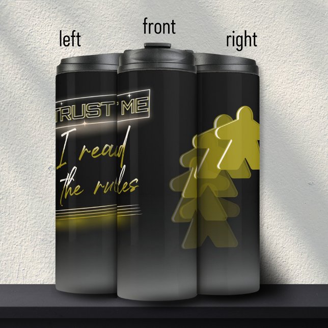 Termo Neon Vaporwave Meeple Yellow Board Game Geek (Subido por el creador)