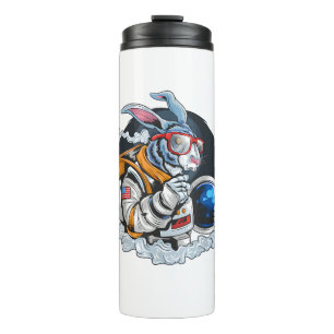 Termo Nerdy Bunny Astronauta en el espacio, explorador e