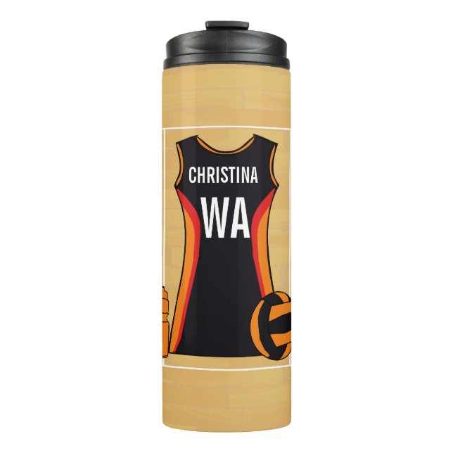Termo Netball personalizado personalizado (Anverso)