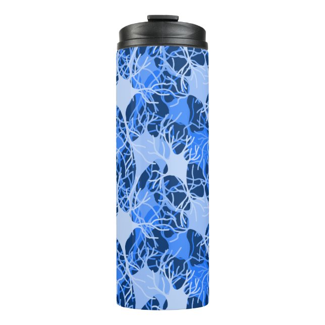 Termo Neural Red Azul Neuronas Termales Tumbler (Anverso)