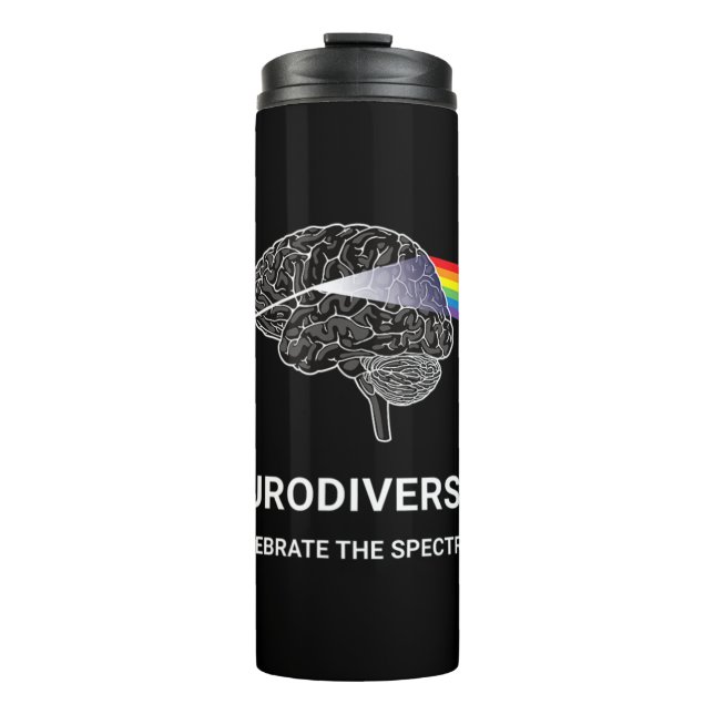 Termo Neurodiversidad Autism Spectrum ASHD ADHD Rainbow  (Anverso)