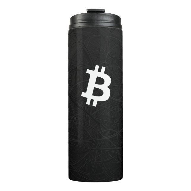 Termo Neurona Bitcoin Negra (Anverso)