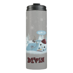 Termo Nieve en fusión con cacao