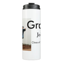 Termo niño añadir nombre fecha año texto felicitaciones 