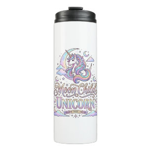 Termo Niño de la Luna Unicornio Diseño Original de Zazzl