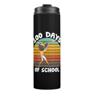 Termo Niños 100 días de escuela niños día 100 béisbol