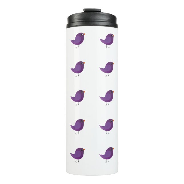 Termo Niños adorables pájaros (Anverso)