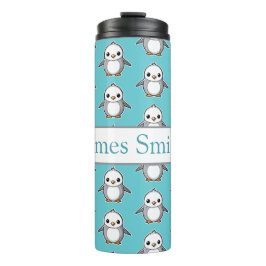 Termo Niños pingüinos personalizados beben tumbler