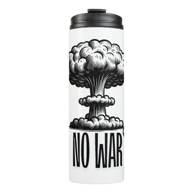 Termo NO A LA GUERRA  Taza (Anverso)