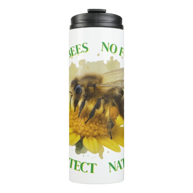 Termo No Bees No Food – Protect Nature Thermobecher (Anverso)