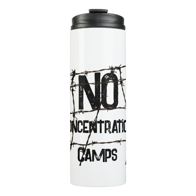 Termo No Concentration Camps Thermal Tumbler (Anverso)