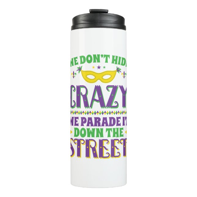 Termo No escondemos la locura Desfilamos por la calle (Anverso)