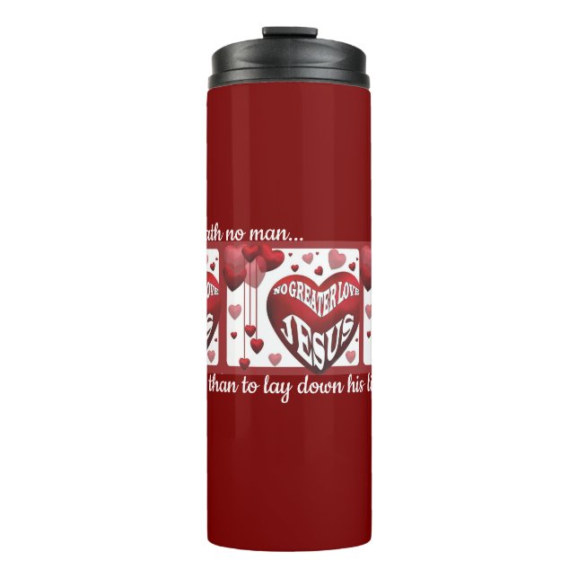 Termo No hay mayor amor© Thermal Tumbler (Anverso)