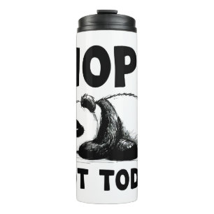 Termo No, no es hoy Panda Thermal Tumbler Travel Mug