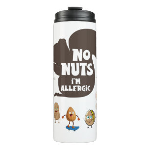 Termo No Nueces Soy Alergia Alérgica del Cacahuete Alérg
