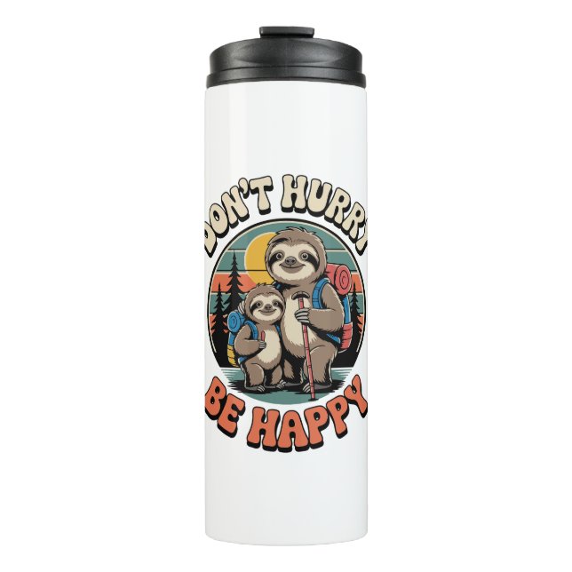 Termo No se deprisa, sean felices compañeros de senderis (Anverso)