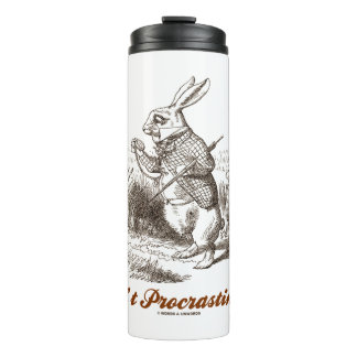 Termo ¡No te aplaces! White Rabbit Watch Wonderland
