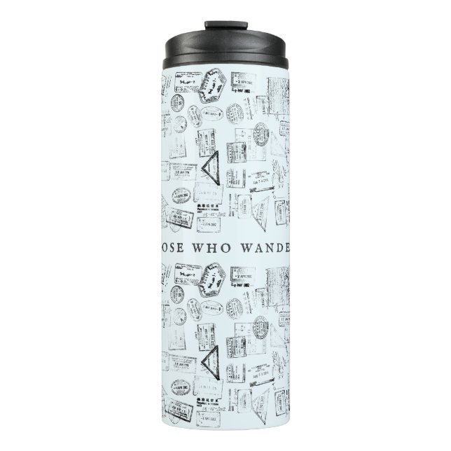 Termo No todos los que deambulan son perdidos sellos de  (Anverso)