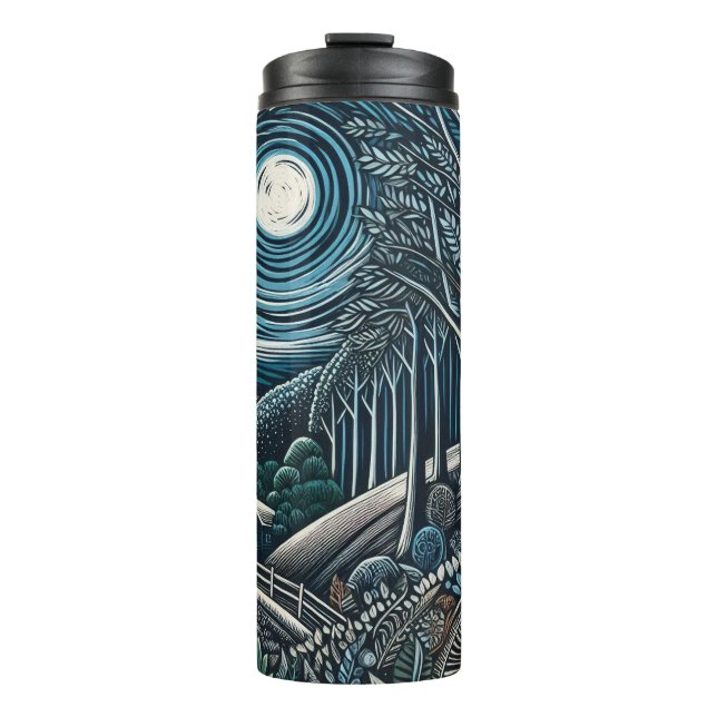 Termo Noche en los bosques (Anverso)