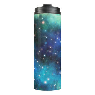 Termo Noche estrellada de la galaxia azul