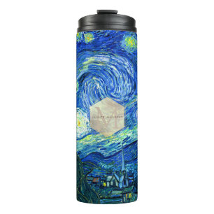 Termo Noche estrellada de Van Gogh