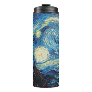 Termo Noche estrellada de Van Gogh Clásico Azul Obra Mae