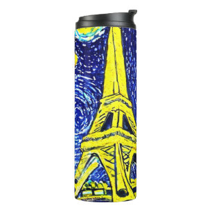 Termo Noche estrellada París Francia
