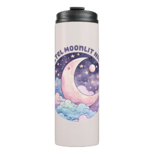 Termo Noche Pastel Moonlit - Luna Crescent Dreamy