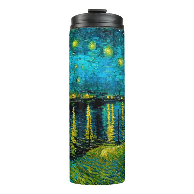 Termo Noche Van Gogh Starry sobre el Ródano (Anverso)