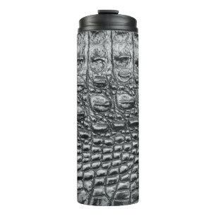 Termo Noir cocodrilo: Mistique de cuero negro
