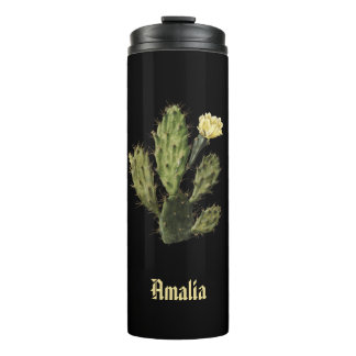 Termo Nombre Cactus Vintage Black Thermal Tumbler