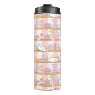 Termo Nombre de gato rosa lindo femenino libresco Ther T