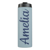 Nombre de guión personalizado Favor de novia azul