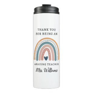 Termo Nombre de la Apreciación del Profesor Boho Rainbow