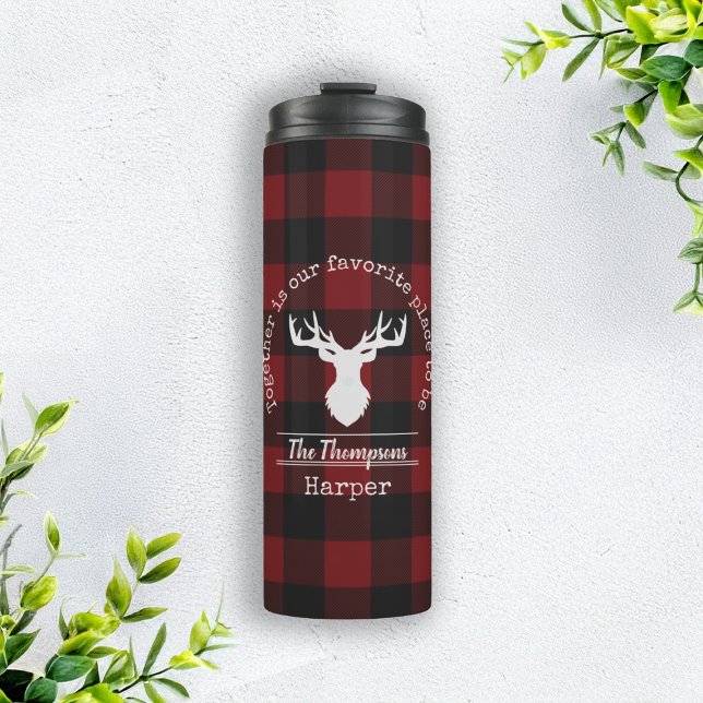 Termo Nombre de la familia Red and Black Buffalo Plaid (Subido por el creador)