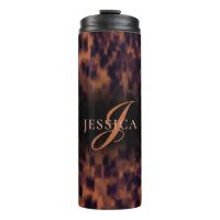 Nombre de monograma de impresión de animales del p