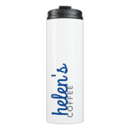 Termo Nombre del guión Café Tumbler Personalizado Regalo