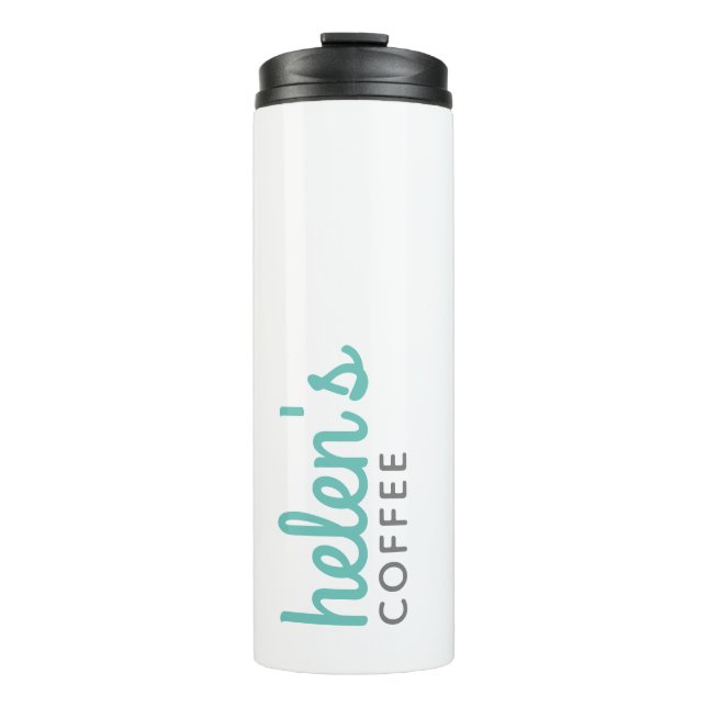 Termo Nombre del guión Café Tumbler Personalizado Regalo (Anverso)