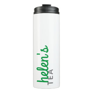 Termo Nombre del guión Tea Tumbler Personalizado Gift Ke