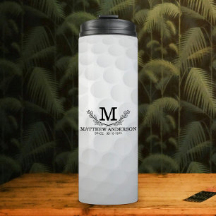 Termo Nombre del patrón de bola de golf personalizado Mo