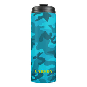 Termo Nombre del patrón de camo Deportes Diversión azul 