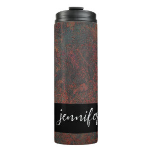 Termo Nombre del personalizable Textura de grueso abstra