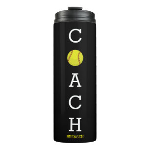 Termo Nombre del personalizado del coche del softball