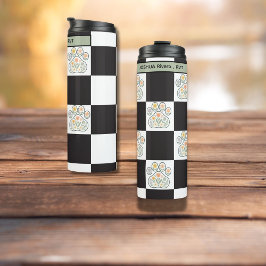 Termo Nombre del tablero de ajedrez de la huella veterin