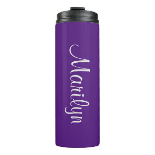 Termo Nombre en el diseño Purple Matching 12oz