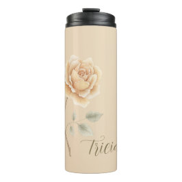 Termo Nombre Floral Rosa Melocotón