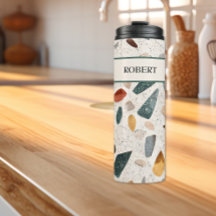 Nombre, Lrg Glass Chips Mosaic Terrazzo Pattern 12