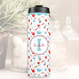 Termo Nombre médico Monograma Enfermero Termal Tumbler