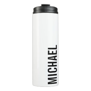 Termo Nombre Minimalista personalizado moderno